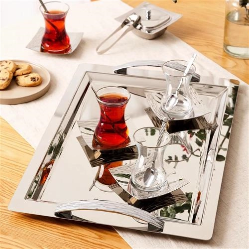 سرویس چای خوری 40 پارچه 12 نفره امسان Favo پلاتین