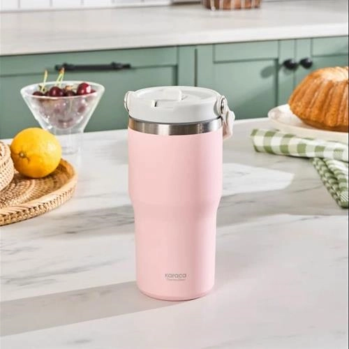 فلاسک دستی کاراجا Star Ice صورتی حجم 550 میلی