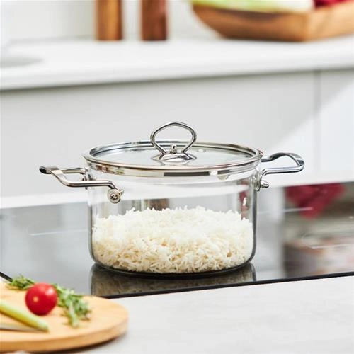 قابلمه عمیق شیشه ای کاراجا Amore سایز 18