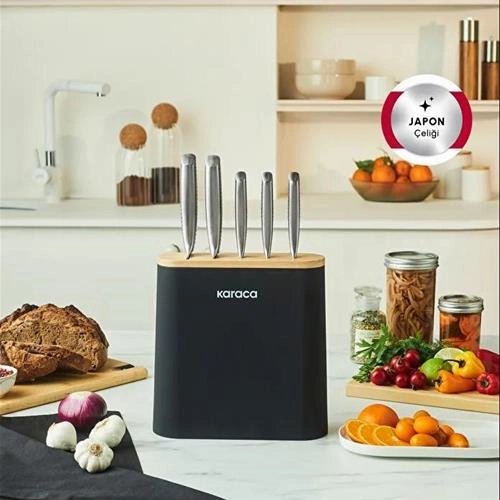 سرویس چاقو 6 پارچه استیل ژاپنی کاراجا Samuray