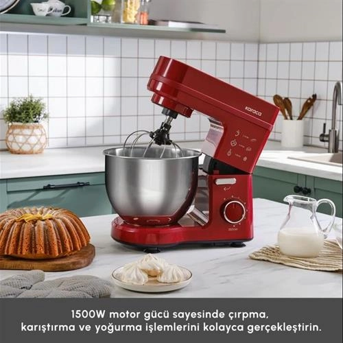 همزن کاسه دار کاراجا مستروچف قرمز آلبالویی 1500 وات