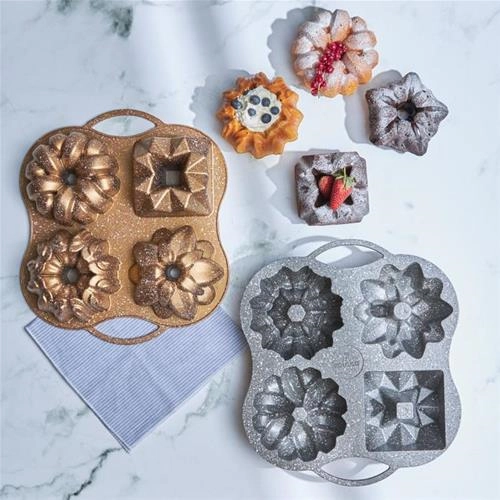 قالب کیک 4 عددی کاراجا Cake Pro طلایی