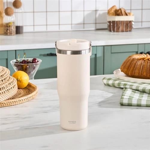 فلاسک دستی کاراجا Star Ice بژ حجم 860 میلی