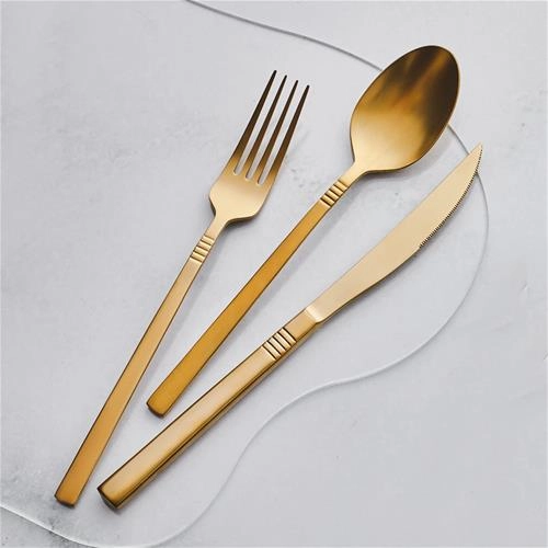 سرویس قاشق و چنگال 84 پارچه کاراجا Nil طلایی مات همراه با جعبه