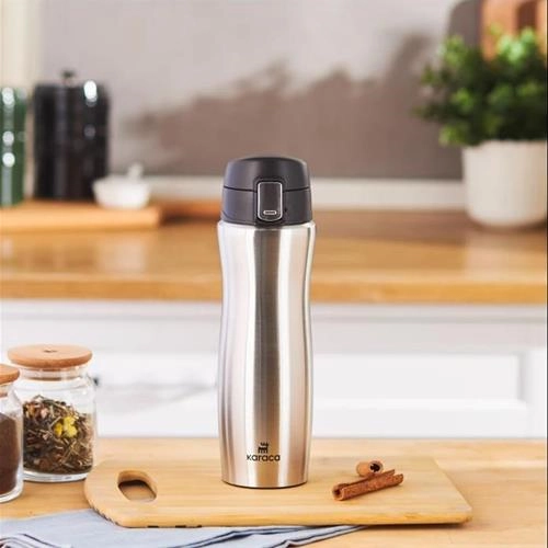 فلاسک دستی کاراجا Jupıter حجم 500 میلی نقره ای