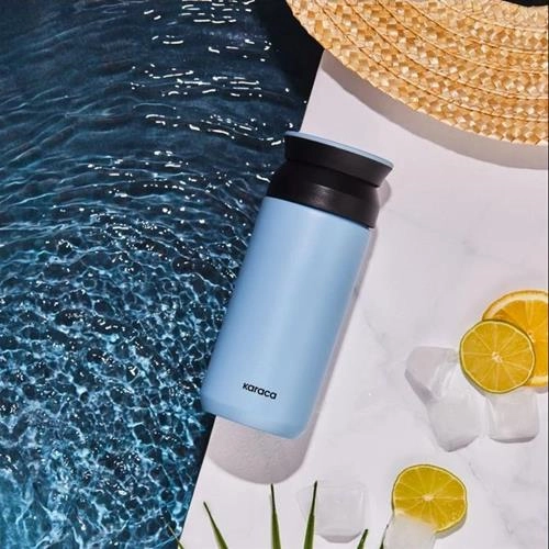 فلاسک دستی کاراجا Rainbow آبی حجم 350 میلی