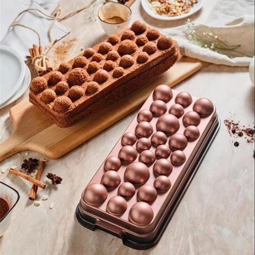 قالب کیک مستطیل کاراجا Aster رزگلد