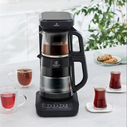چایساز و قهوه ساز سخنگو کاراجا Caysever Robotea Pro 4 in 1 مشکی گرافیت