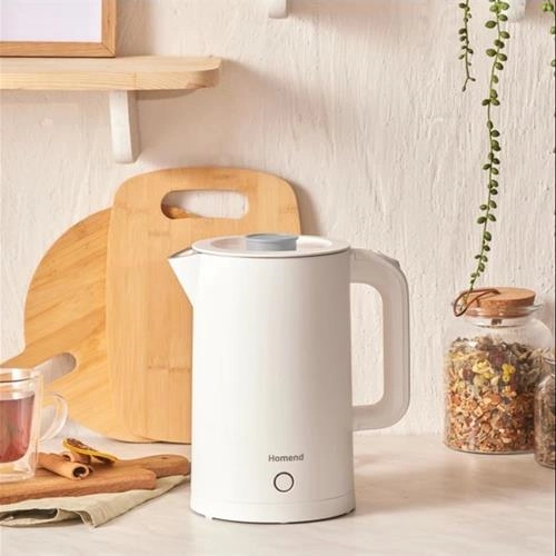 کتری برقی دوجداره هومند Heatrow Cool Touch 1618H نقره ای