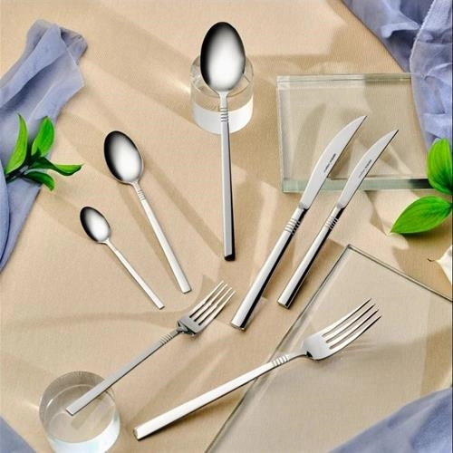 سرویس قاشق چنگال 84 پارچه 12 نفره کاراجا Elegance Nil Platin