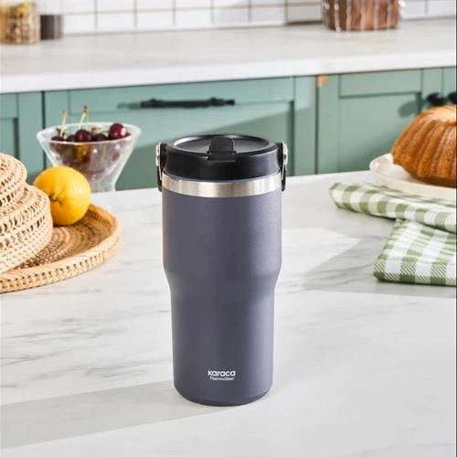 فلاسک دستی کاراجا Star Ice خاکستری حجم 550 میلی