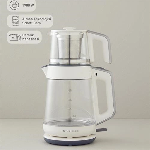 چای ساز English Home Cmk 6001 سفید کروم