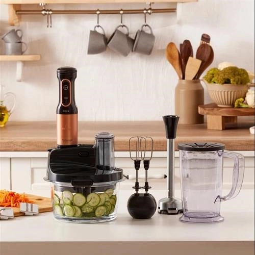 ربات آشپزخانه کاراجا Mastermaid Prosteel مشکی مسی 2500 وات