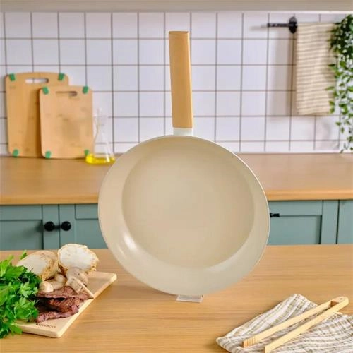 ماهیتابه القایی کاراجا Swiss Crystal کرم 32 سانتی