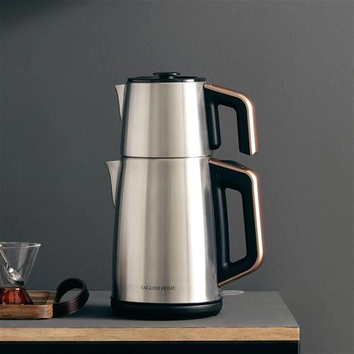 چای ساز برقی استیل انگلیش هوم مدل CMK 6010 رزگلد