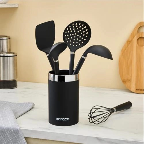 سرویس کفگیر ملاقه 6 پارچه کاراجا Noir Magic مشکی