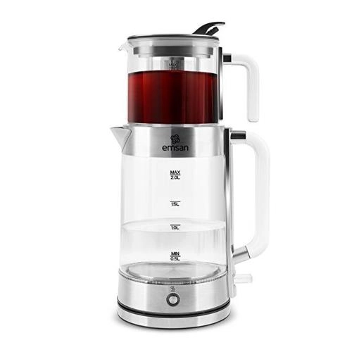 چایساز شیشه ای امسان  Feel Steel XL کروم