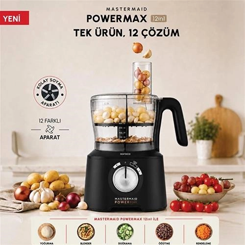 ربات آشپزخانه کاراجا Mastermaid Power Max 12 in 1 مشکی