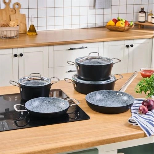 سرویس قابلمه 8 پارچه کاراجا بیوگرانیت مونت مشکی