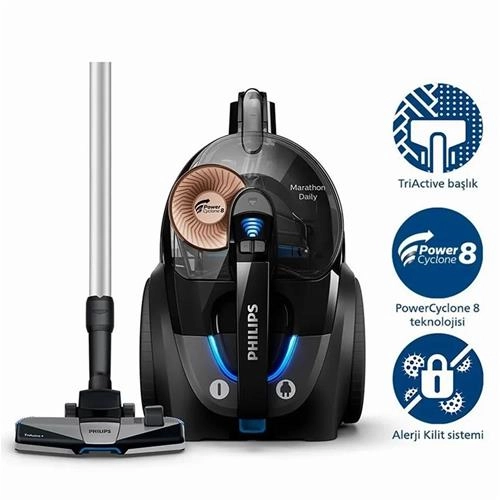 جاروبرقی بدون کیسه فیلیپس XB7150/07 مشکی