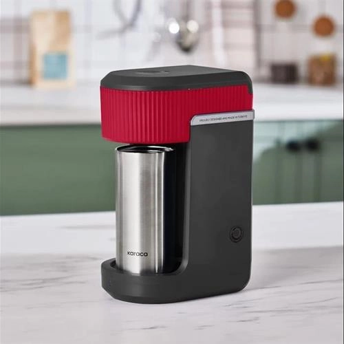 قهوه ساز دمی کاراجا Mono Personal مشکی قرمز