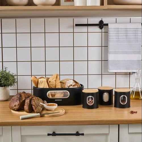 ظرف نان و ظرف نگهدارنده کاراجا Premium مشکی