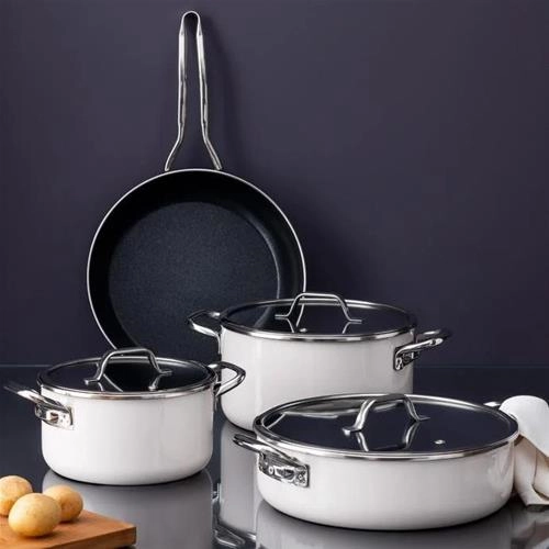 سرویس قابلمه 7 پارچه مادام کوکو سفید