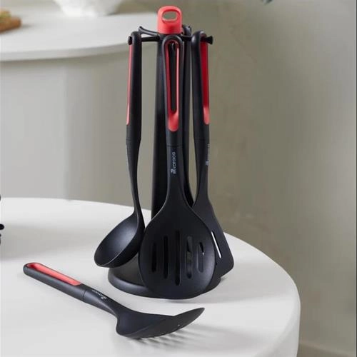 سرویس 6 پارچه کفگیر و ملاقه کاراجا Marco قرمز