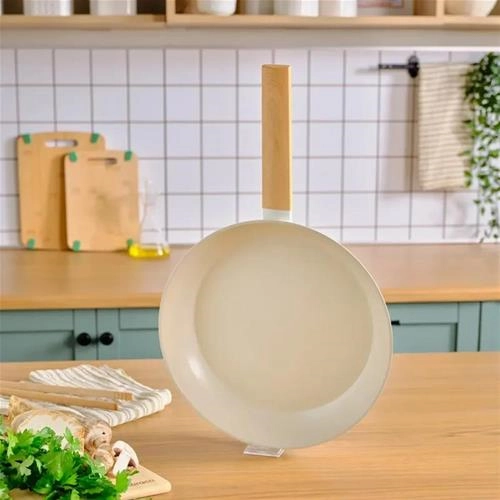 ماهیتابه القایی کاراجا Swiss Crystal کرم 30 سانتی