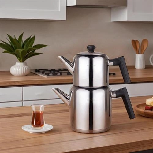 کتری قوری کاراجا New Yesilova نقره ای